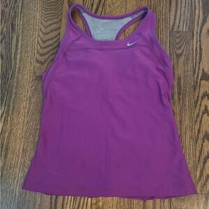 Nike Purple Dri-FIT Racerback Tank Top